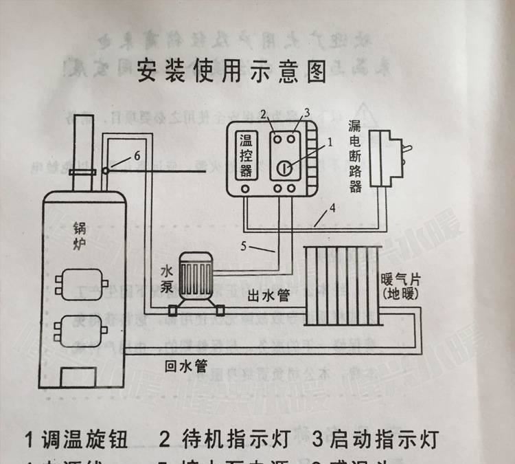 新款微電腦鍋爐泵自動循環(huán)控制器 溫控器示例圖5