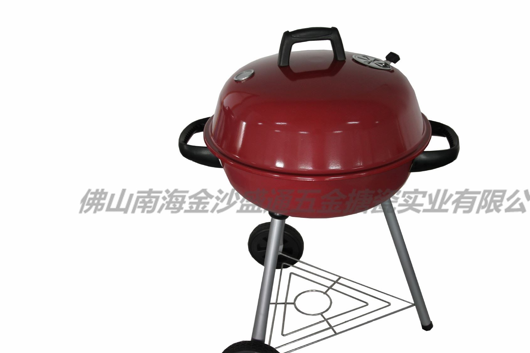 出口燒烤爐戶外bbq搪瓷烤爐木炭蘋果爐燒烤用品圓形烤爐示例圖2