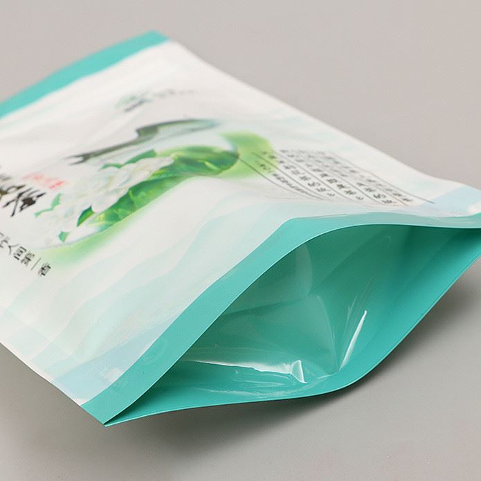 廠家直銷茶葉干果pe包裝袋 開窗自封自立塑料食品包裝袋示例圖11