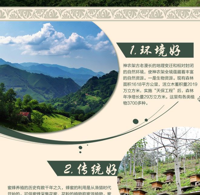 神農(nóng)架野生 農(nóng)家結(jié)晶土蜂蜜 百花蜂蜜 產(chǎn)地直銷500g示例圖2