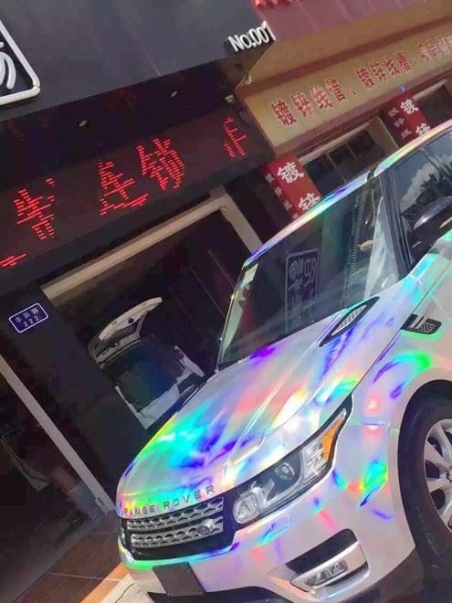 汽車改色膜 七彩鐳射電鍍膜 變色龍電鍍膜 全車身貼膜 汽車膜示例圖15