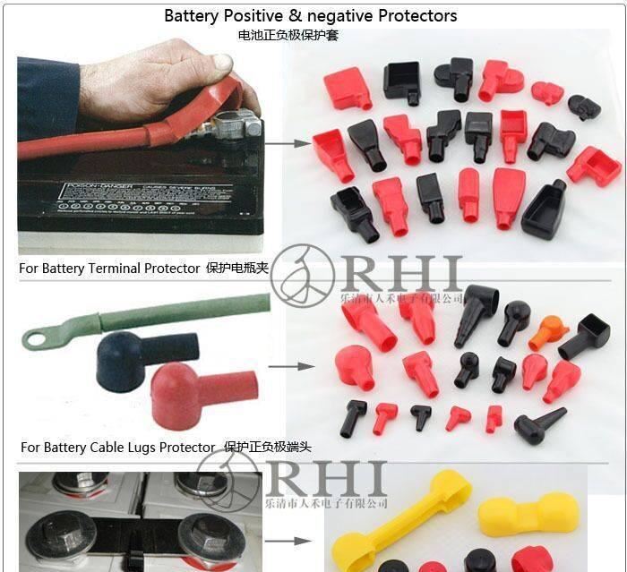 廠家直銷各種汽車電瓶接頭蓋帽,正負(fù)極汽車電池蓋帽示例圖3