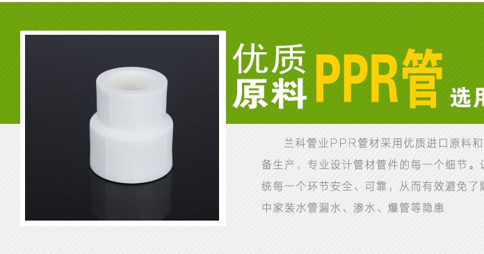 廠家供應 PPR直接 塑料一體等徑異徑直接熱熔 PPR管配件示例圖5