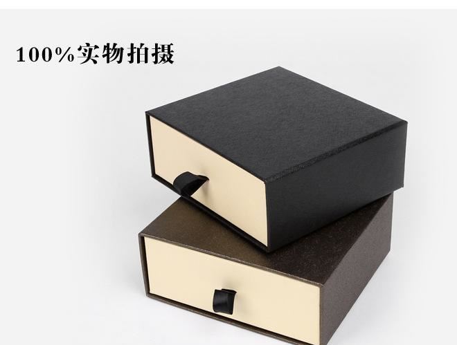 現貨批發特種紙抽屜式皮帶盒  禮品包裝盒短款錢包 特價定做示例圖10
