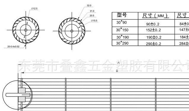 軸流風(fēng)葉后傾式風(fēng)輪管道風(fēng)機(jī)高壓風(fēng)輪多翼式葉輪電源機(jī)箱馬達(dá)風(fēng)扇示例圖6