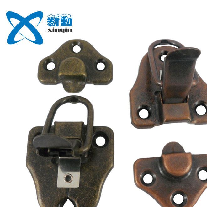 廠家直銷XQ-061青古銅箱包扣鎖扣鈽品盒鎖扣木盒鎖扣搭扣示例圖5