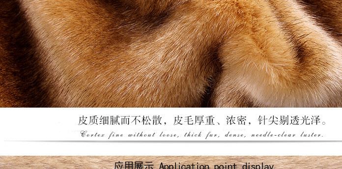 【廠家直銷】仿皮草服裝面料 提花毛人造皮毛服裝面料 皮草面料示例圖14