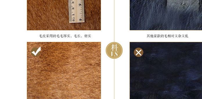 【廠家直銷】仿皮草服裝面料 提花毛人造皮毛服裝面料 皮草面料示例圖17
