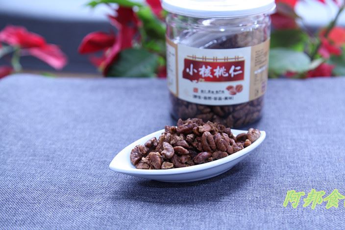 臨安特產(chǎn)山核桃仁 250g罐裝 小核桃仁散裝 休閑食品 年貨大禮包示例圖2