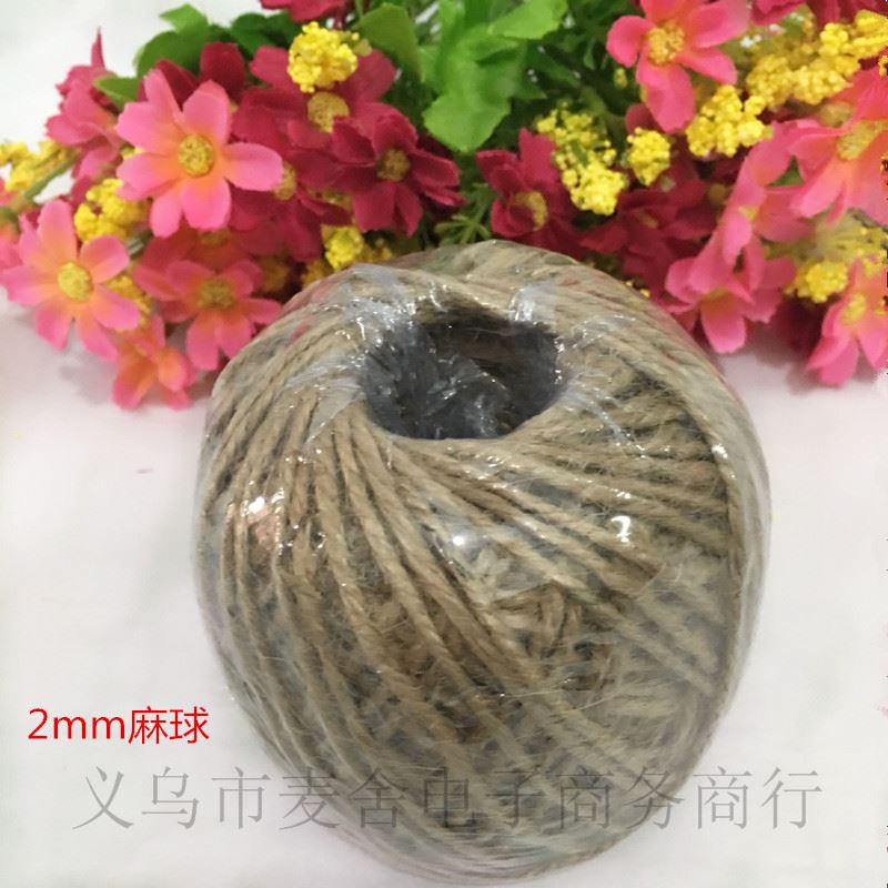 外貿(mào)出口 現(xiàn)貨供應(yīng) 1mm-2mmDIY麻繩 照片墻專用麻繩 裝飾麻繩示例圖2