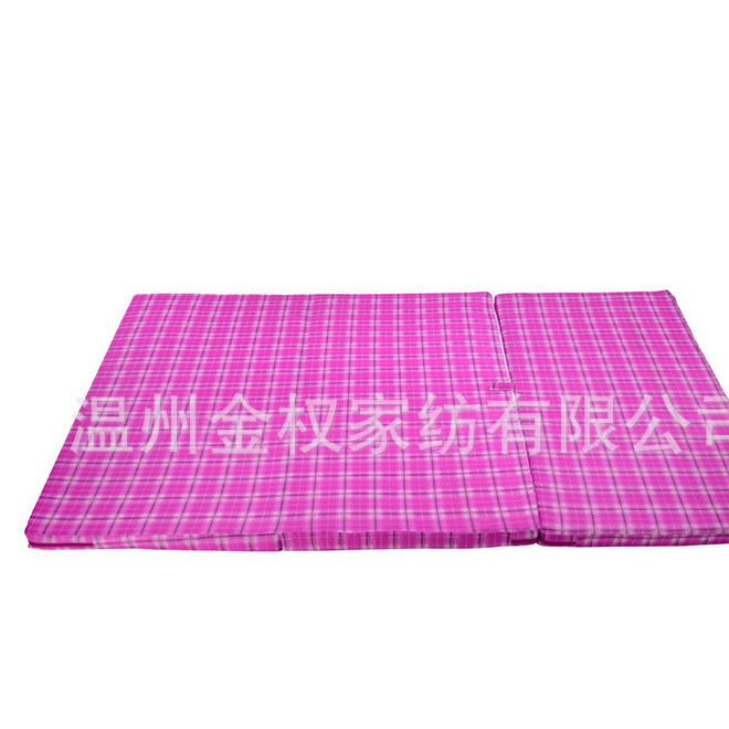 三折疊午睡墊 單雙人高密度海綿折疊床墊 打地鋪飄窗折疊墊子示例圖7