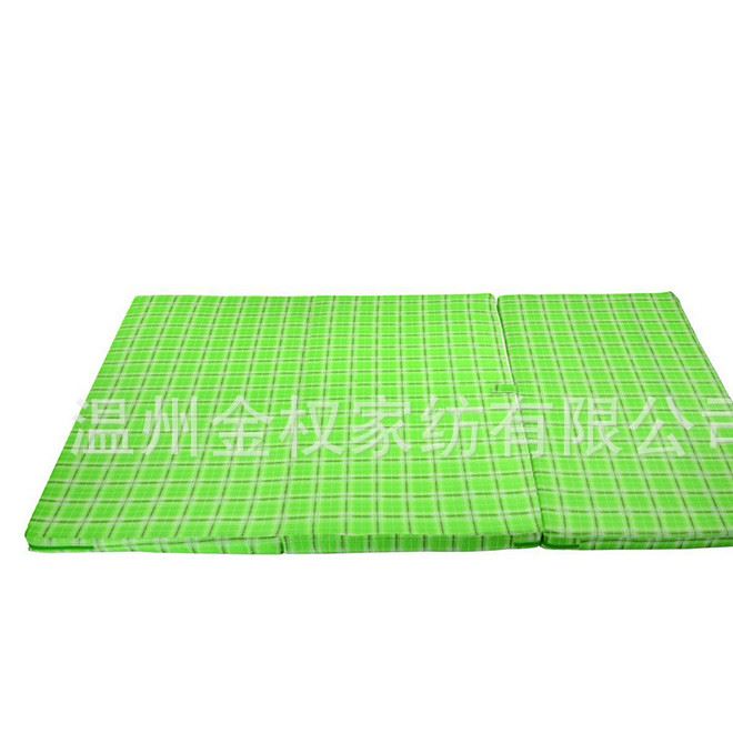 三折疊午睡墊 單雙人高密度海綿折疊床墊 打地鋪飄窗折疊墊子示例圖8