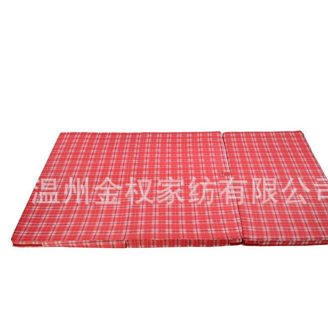 三折疊午睡墊 單雙人高密度海綿折疊床墊 打地鋪飄窗折疊墊子示例圖9