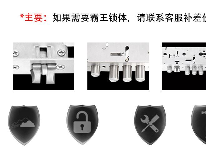 全自動指紋鎖家用防盜門刷卡WiFi遠程開鎖智能鎖電子門密碼鎖廠家示例圖29