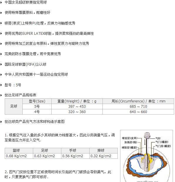   STAR 世達(dá)牌 SB375  足球 5號(hào)  耐磨 世達(dá) 室內(nèi)外通用示例圖10