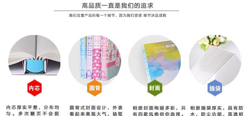 相冊(cè)影集本 插頁(yè)式 5寸相冊(cè)600張家庭通用兒童寶寶嬰兒成長(zhǎng)紀(jì)念本示例圖3