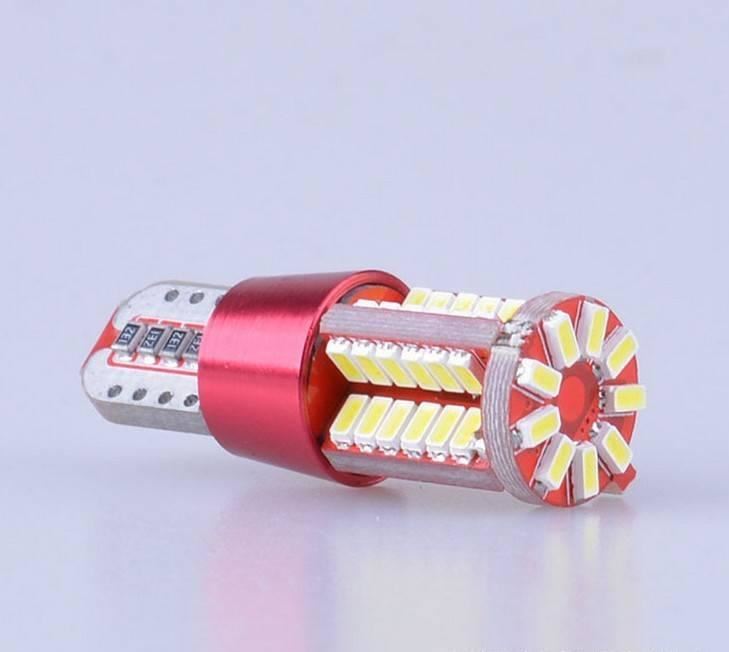 新款 解碼示寬燈T10-3014-57smd 57led汽車示寬燈泡超亮牌照燈示例圖2