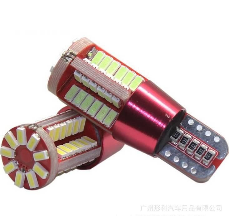 新款 解碼示寬燈T10-3014-57smd 57led汽車示寬燈泡超亮牌照燈示例圖3