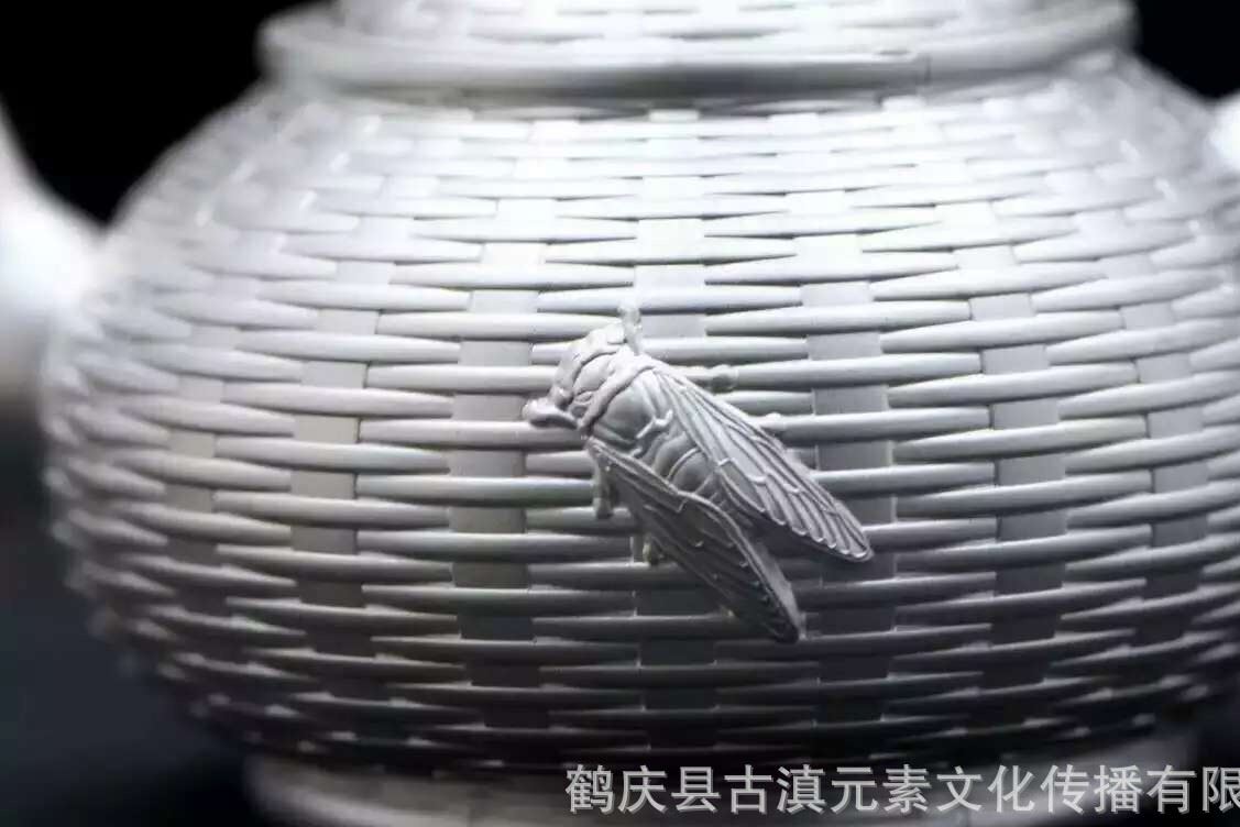 銀壺 銀999燒水壺 銀銀壺 泡茶銀壺 一張打銀壺 手工知足常樂示例圖3