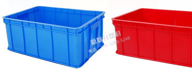 加厚大號塑料周轉箱 物流運輸中轉食品倉儲筐 倉儲周轉配送箱批發示例圖9