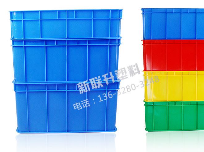 加厚大號塑料周轉箱 物流運輸中轉食品倉儲筐 倉儲周轉配送箱批發示例圖10