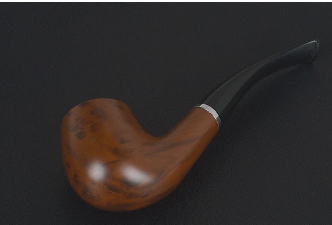 三達SANDA膠木彎式 循環清洗型過濾煙斗 禮盒裝示例圖2