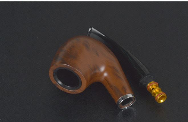 三達SANDA膠木彎式 循環清洗型過濾煙斗 禮盒裝示例圖4