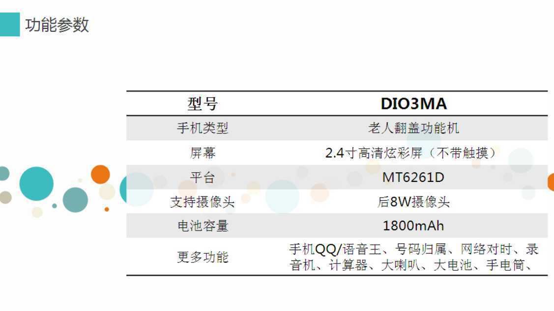 热销奥乐Dio3MA时尚功能手机翻盖大喇叭大字大声超长待机老人手机示例图17