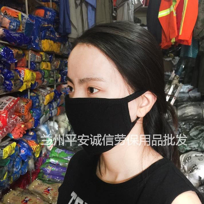 pm2.5棉口罩防塵可水洗口罩防霧霾口罩防病菌黑口罩防曬男女示例圖4