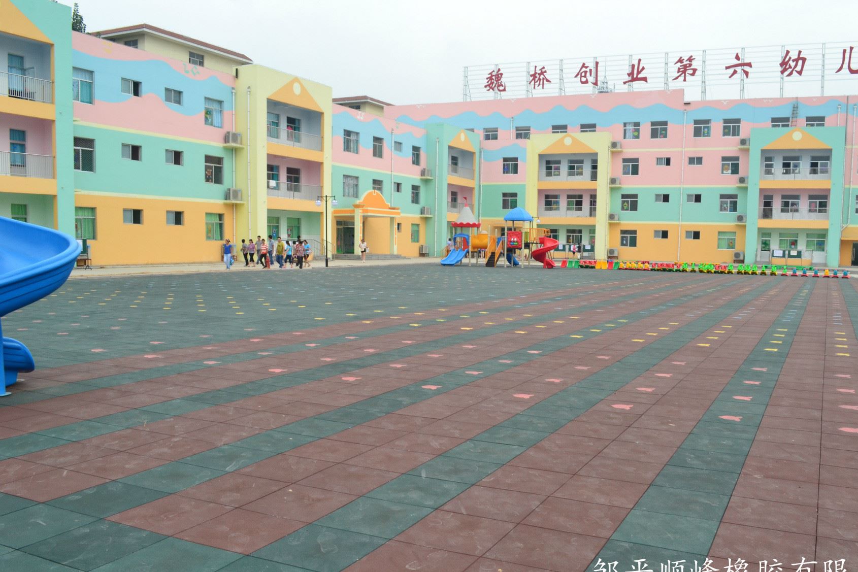 小型方塊磚—健身房、幼兒園、運動場地、健身路徑專用示例圖9