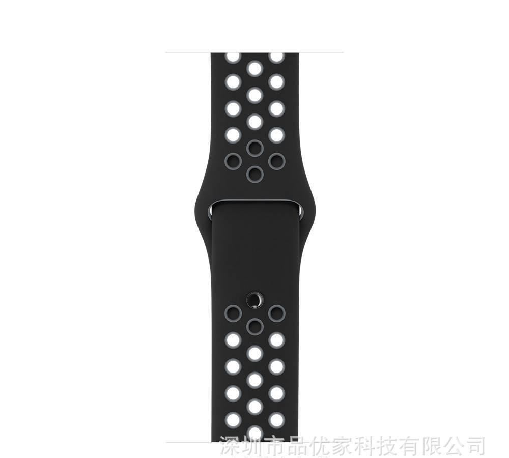 新款iwatch蘋果NIKE表帶耐克雙色硅膠表帶Apple watch表帶廠家示例圖24