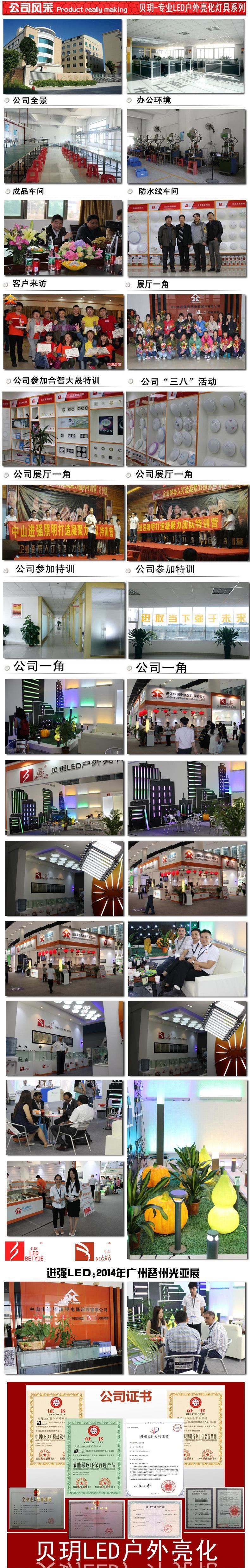 廠家直銷戶外屋頂裝飾景觀燈 LED瓦楞燈安裝示例圖2