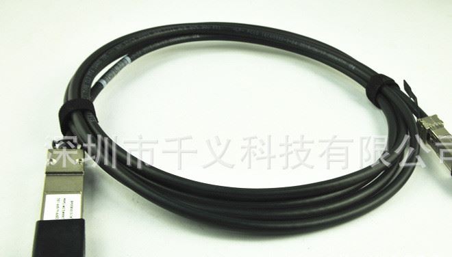 3米QSFP+40G高速電纜銅纜CU3M兼容華為H3C銳捷交換機堆疊線l纜zy示例圖3