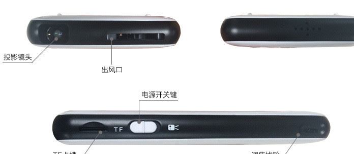 澳典M6 安卓智能手機(jī)投影儀 1080P高清家用wifi微型迷你DLP投影機(jī)示例圖26