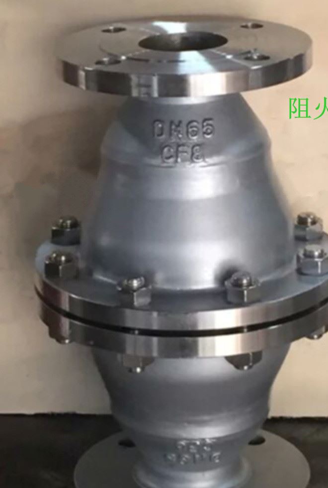 ZGB-1网型管道阻火器 管道阻火器 波纹阻火器 抽屉式阻火器呼吸阀示例图5