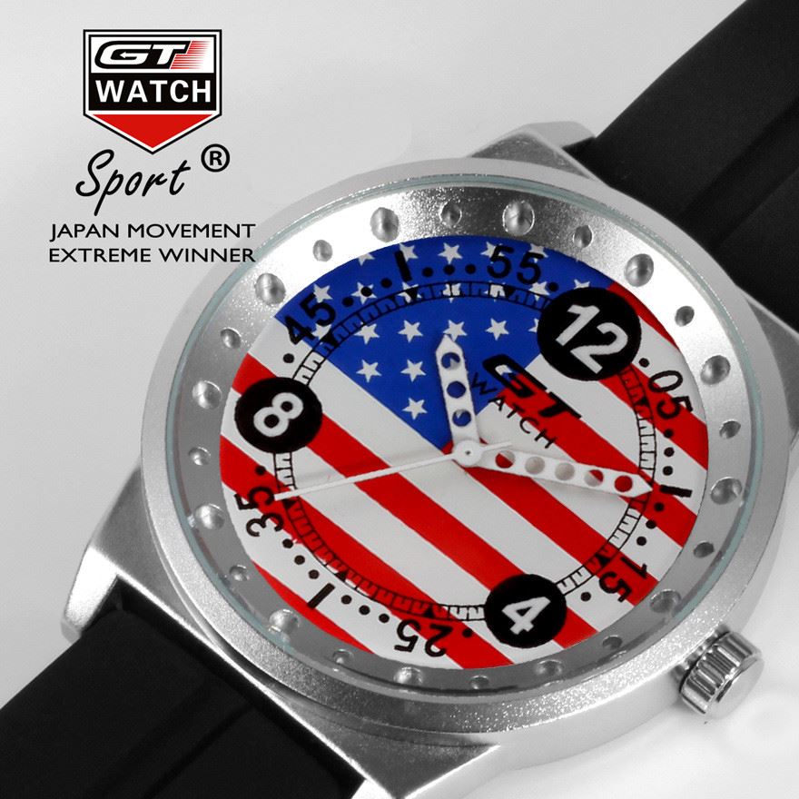 GT WATCH 美國(guó)012 ebay外貿(mào)爆款 GT賽車(chē)手表 速賣(mài)通貨源工廠直銷(xiāo)示例圖2