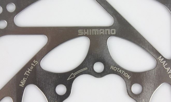 批發(fā)SHIMANO RT56 160mm固定RT56式六釘?shù)?山地自行車碟片示例圖4