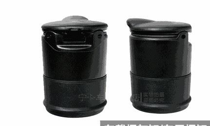 汽車煙灰缸車用煙灰缸車載煙灰缸阻燃4S煙灰缸創(chuàng)意禮品煙灰缸帶燈示例圖1