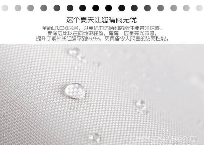 韓國時尚波點折疊晴雨傘防曬三折遮陽傘黑膠防紫外線太陽傘廣告?zhèn)闶纠龍D8