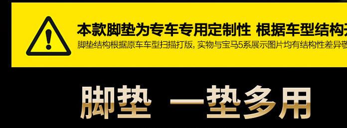 3D全包圍定制 絲圈兩用 全款車型 汽車腳墊 全包圍 地毯 廠家直銷示例圖4