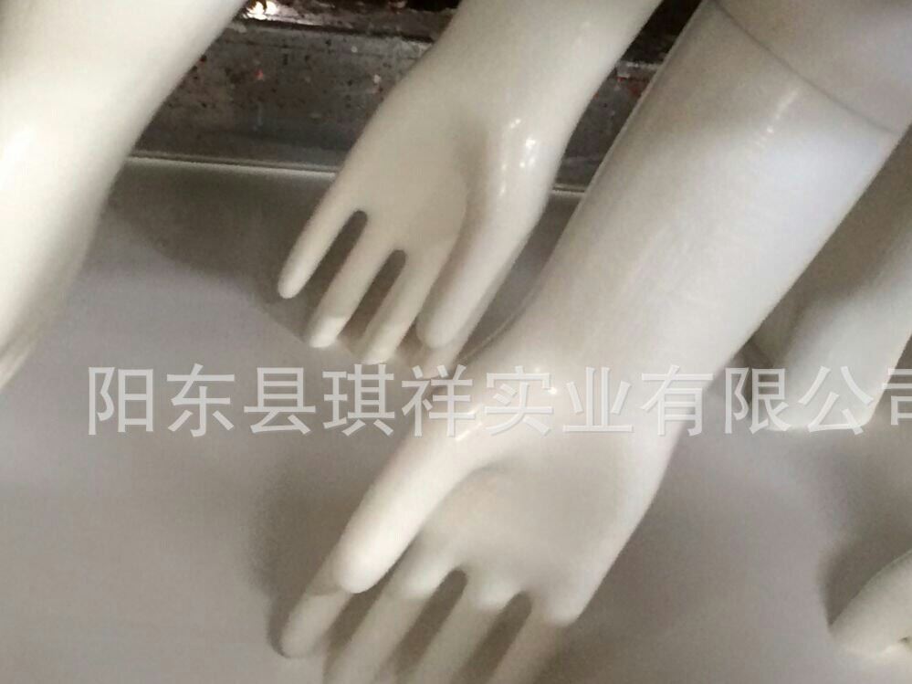 美仙嬌韓型加長高品質(zhì)家用乳膠手套，38CM牛筋橡膠手套，超市暢銷示例圖7