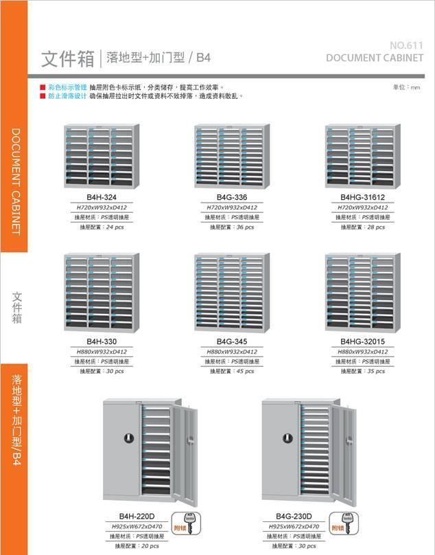 天鋼文件柜 表單柜 效率柜 抽屜式文件柜 柜子示例圖15