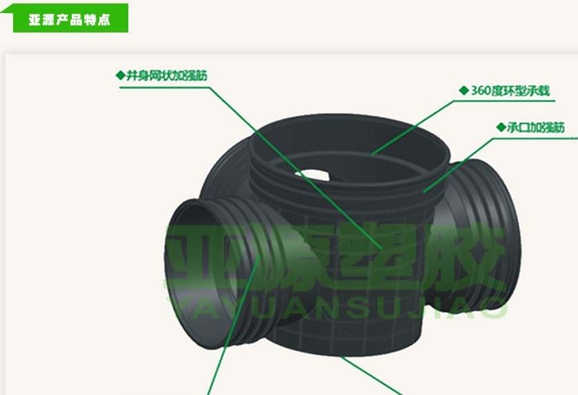 福建天井塑料检查井 亚源成品700塑料检查井示例图3