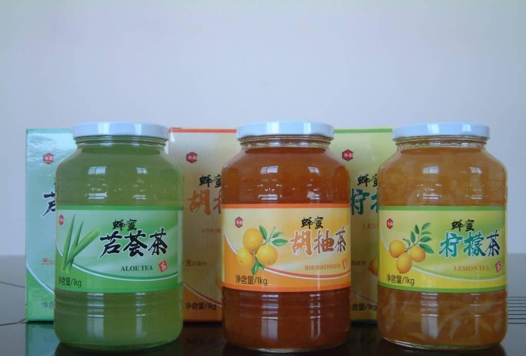 韓晶精品禮盒（蜂蜜胡柚茶+蜂蜜檸檬茶）示例圖1