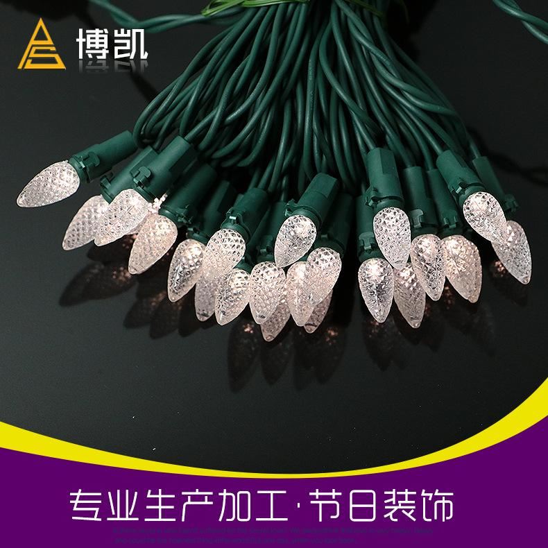 [廠家批發(fā)]高亮度LED草莓燈串LED LED冰凌燈串LED啤注燈串燈飾示例圖1