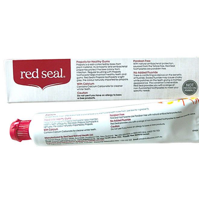 澳洲Red Seal紅印牌天然蜂膠牙膏 100g示例圖2