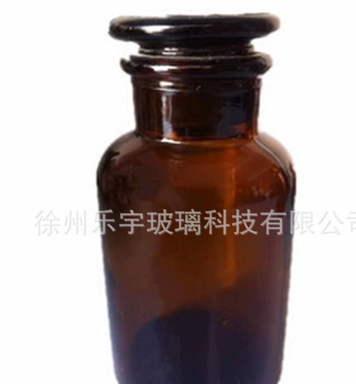 廠家直銷批發(fā)茶色醫(yī)用廣口瓶玻璃磨口瓶藥棉酒精瓶試劑瓶密封示例圖6