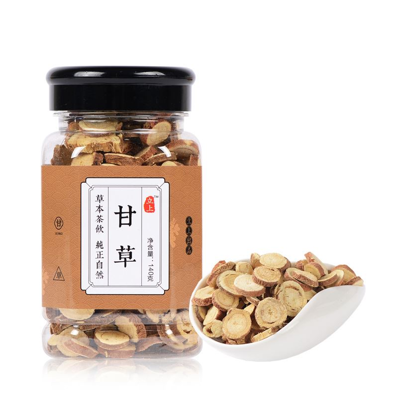 初素堂 甘草片 精選甘肅甘草片 圓片紅皮甘草 罐裝 清潤養(yǎng)生茶示例圖1
