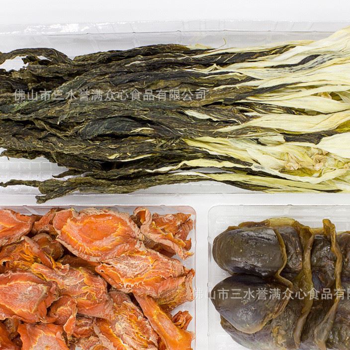 新品脫水蔬菜白菜干禮盒 農家優選白菜干鴨腎干煲湯禮盒300g批發示例圖10