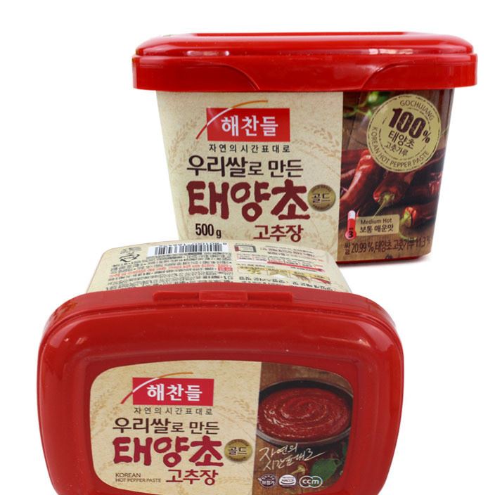 韓國(guó)休閑食品零食批發(fā) 希杰好餐得辣椒醬 500g*20盒/箱調(diào)味醬示例圖1